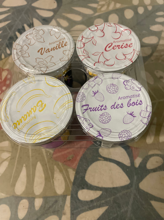 4 yaourts fruits artisanal